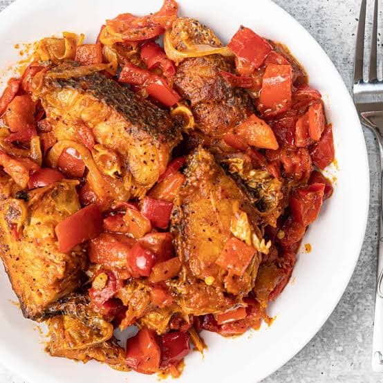 Peppered fish